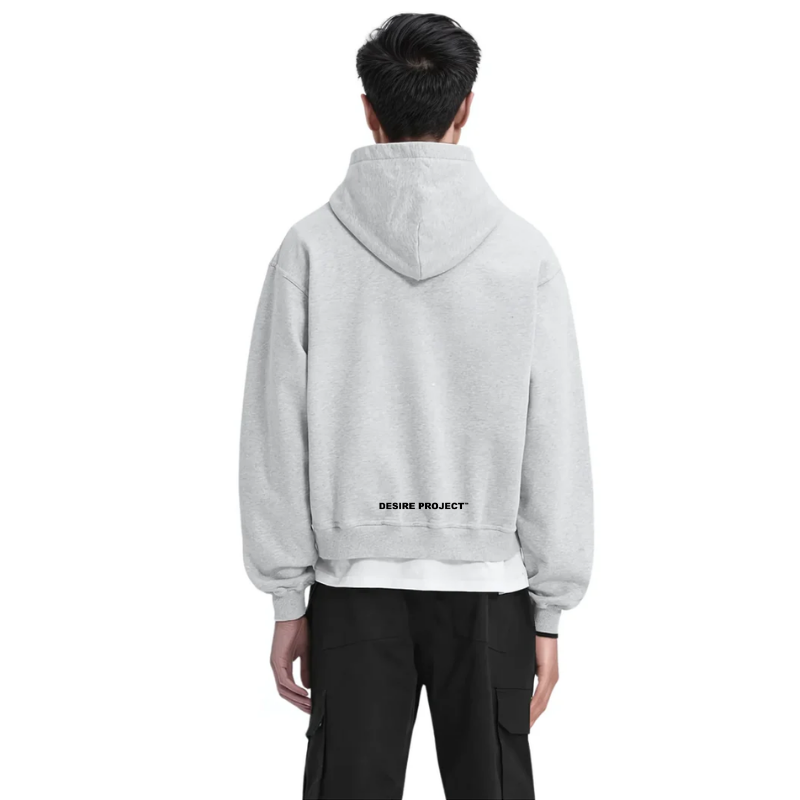 Grey zip-up